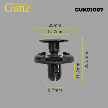GANZ GUK01007 Клипса универсальная - 1