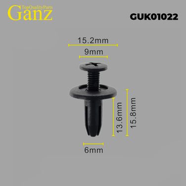GANZ GUK01022 Клипса универсальная - 1