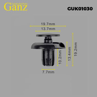 GANZ GUK01030 Клипса универсальная - 1