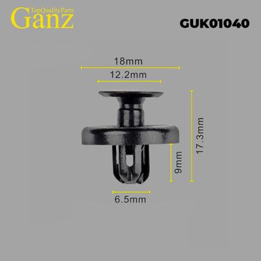 GANZ GUK01040 Клипса универсальная - 2