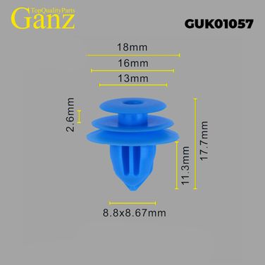 GANZ GUK01057 Клипса универсальная - 1