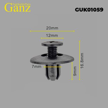 GANZ GUK01059 Клипса универсальная - 1