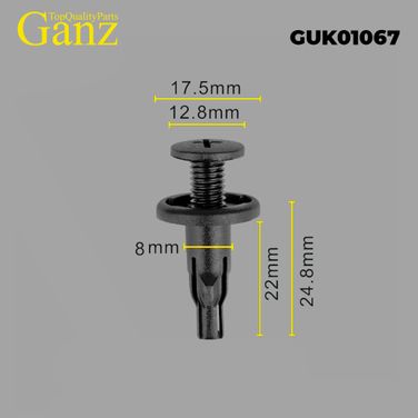 GANZ GUK01067 Клипса универсальная - 2