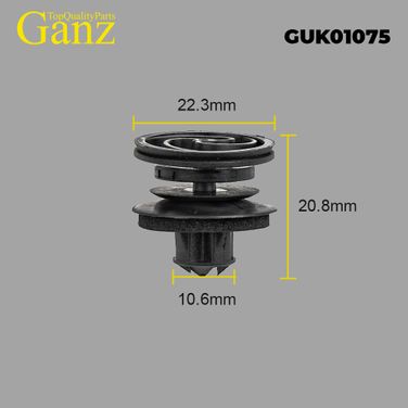 GANZ GUK01075 Клипса универсальная - 1