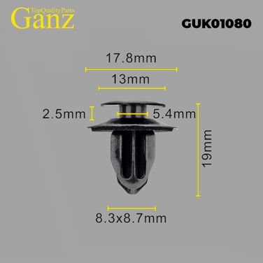 GANZ GUK01080 Клипса универсальная - 1