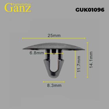 GANZ GUK01096 Клипса универсальная - 1