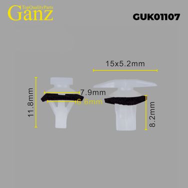 GANZ GUK01107 Клипса универсальная - 1