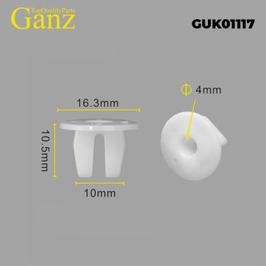 GANZ GUK01117 Клипса универсальная - 1