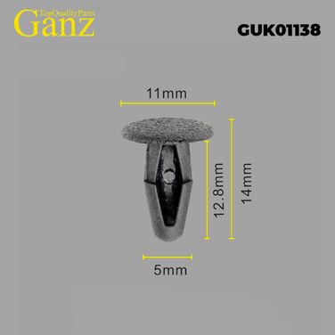GANZ GUK01138 Клипса универсальная - 1