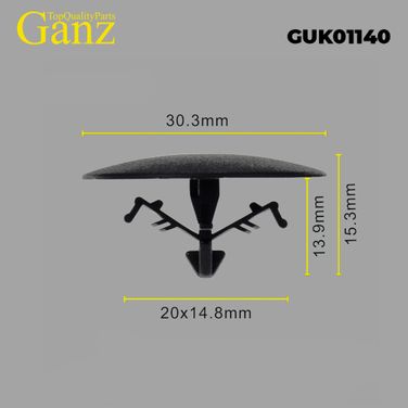 GANZ GUK01140 Клипса универсальная - 1