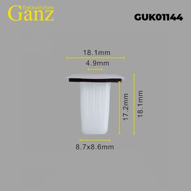 GANZ GUK01144 Клипса универсальная - 1