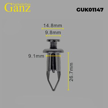 GANZ GUK01147 Клипса универсальная - 3