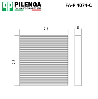 Pilenga FA-P 4074-C Фильтр салонный, угольный - 2