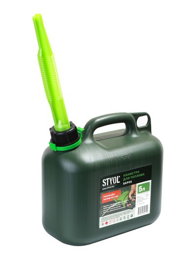 STVOL SKP5S Канистра для ГСМ , пластиковая, 5 л, с мерной шкалой - 6