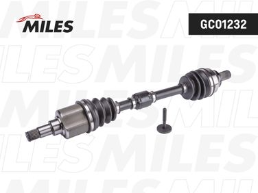 Miles GC01232 Приводной вал ford C-MAX(1.8i) 04-10, focus ii(1.6d 1.8i) 04-12, - левый - 2