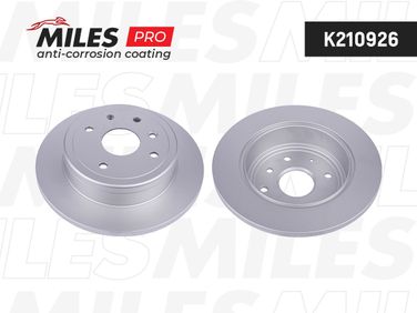 Miles K210926 Диск тормозной chevrolet epica 2.0-2.5 06- задний (с антикоррозионным покрытием) - 1