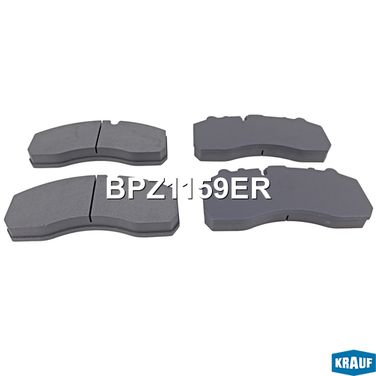 Krauf BPZ1159ER Колодки тормозные - 1