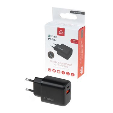 ARNEZI A0605103 Сетевое зарядное устройство 20W Usb-A + Type-C (pd3.0 + qc3.0) - 1