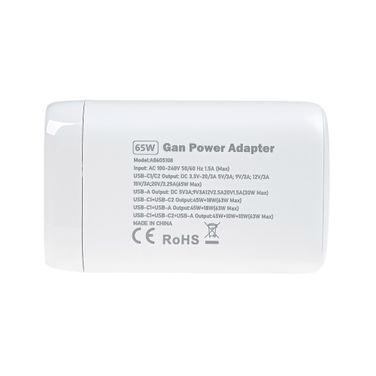 ARNEZI A0605108 Сетевое зарядное устройство GAN 65W usb-a (qc3.0), 2 x Type-C (pd3.0) - 3