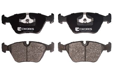 CWORKS C11CR0121 Тормозные колодки передние, Low Metallic - 2