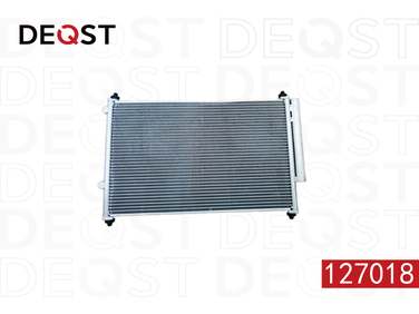 Deqst 127018 Радиатор кондиционирования toyota corolla (_e15_) Седан 01.07- 1.6 Dual VVTi - 1