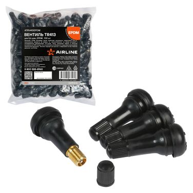 AIRLINE ATRV413EPDM Вентиль для б/к шин tr413 pro, epdm резина - 1