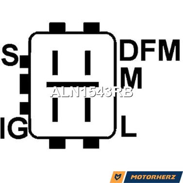 Motorherz ALN1543RB Генератор оригинальный восстановленный - 3