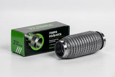 TIXONA P40150WM Гофра Кольчуга 40/150 (aisi 304 wire mesh, interlock) - 1