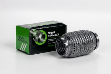 TIXONA P45120WM Гофра Кольчуга 45/120 (aisi 304 wire mesh, interlock) - 1