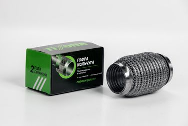 TIXONA P50120WM Гофра Кольчуга 50/120 (aisi 304 wire mesh, interlock) - 1