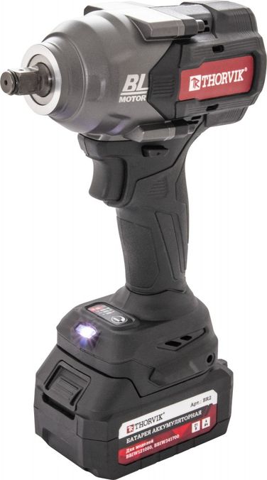 Thorvik BBIW121080 Гайковерт ударный аккумуляторный бесщёточный 1/2 DR, 21в, 1080 Нм - 1