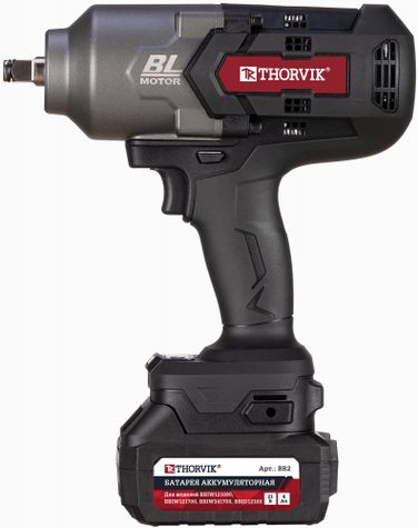 Thorvik BBIW121700 Гайковерт ударный аккумуляторный бесщёточный 1/2 DR, 21в, 1700 Нм - 2