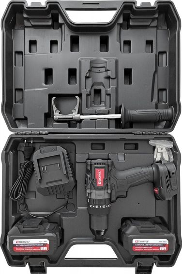 Thorvik BBID12160 Дрель-шуруповерт ударная аккумуляторная бесщёточная 1/2 DR, 21в, 160 Нм - 6
