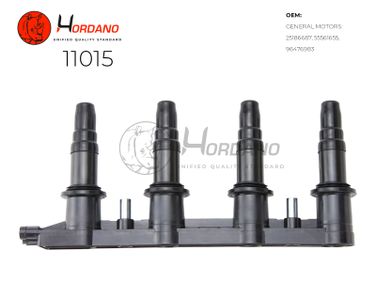 HORDANO 11015 Катушка зажигания chevrolet aveo (t300) 03.11- 1.6 - 2