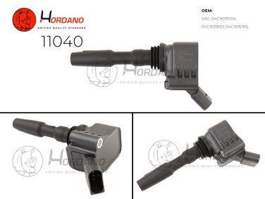 HORDANO 11040 Катушка зажигания VW golf VII (5g1) Хэтчбэк 08,12- 1.4 TSI - 4