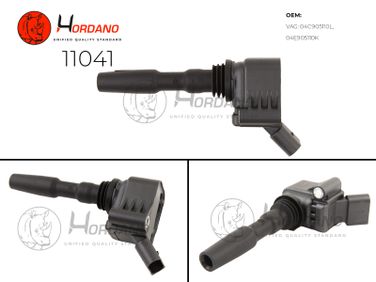 HORDANO 11041 Катушка зажигания VW golf VII (5g1) Хэтчбэк 08,12- 1.4 TSI - 4