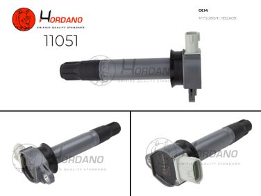 HORDANO 11051 Катушка зажигания mitsubishi pajero IV (v80, v90) Вездеход закрытый 02.07- 3.0 (v83w, v93w) - 4