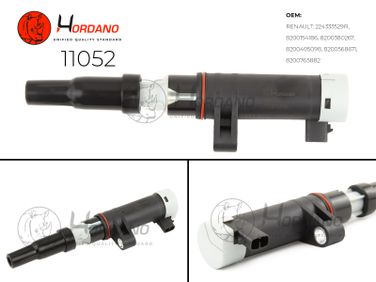 HORDANO 11052 Катушка зажигания renault megane III (bz0_) Хэтчбэк 11.08- 1,6 - 4