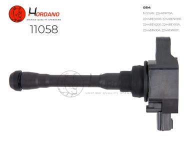 HORDANO 11058 Катушка зажигания nissan juke Вездеход закрытый 06.10- 1.6 - 1