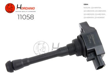 HORDANO 11058 Катушка зажигания nissan juke Вездеход закрытый 06.10- 1.6 - 2