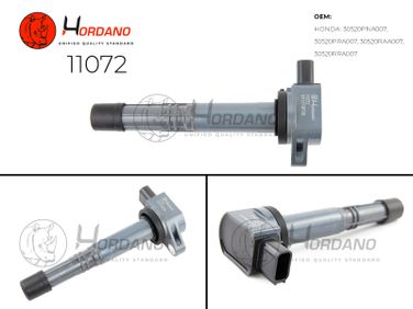 HORDANO 11072 Катушка зажигания honda accord IX Седан 07.08- 2.4 (cu2) - 4