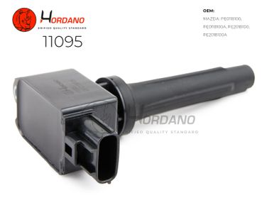 HORDANO 11095 Катушка зажигания mazda cx-5 Вездеход закрытый 01,11- 2.5 (ke8, kek) - 3