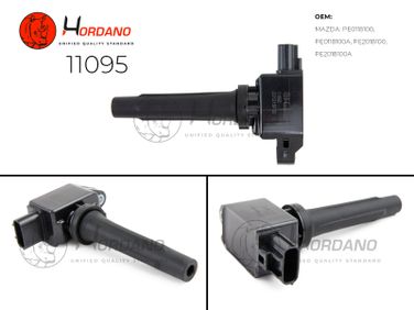 HORDANO 11095 Катушка зажигания mazda cx-5 Вездеход закрытый 01,11- 2.5 (ke8, kek) - 4