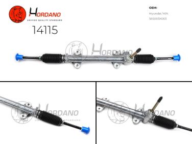 HORDANO 14115 Рейка рулевая hyundai elantra (md, UD) - 4