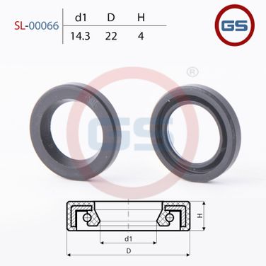 GS SL-00066 Сальник рулевой рейки 14.3*22*4 (0) - 2