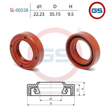 GS SL-00528 Сальник рулевой рейки 22.23*35.15*9.5 (1pm) - 2
