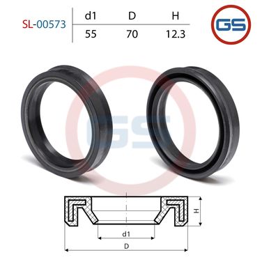 GS SL-00573 Сальник рулевой рейки 55*70*12.3 (2) - 2