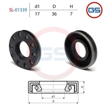 GS SL-01339 Сальник рулевой рейки 17*36*7 (0ma) - 2