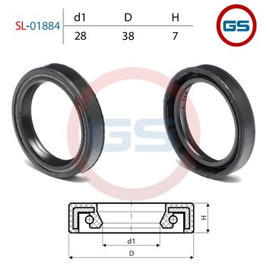 GS SL-01884 Сальник рулевой рейки 28*38*7 (0m) - 2