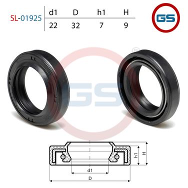 GS SL-01925 Сальник рулевой рейки 22*32*7/9 (1pm) - 2